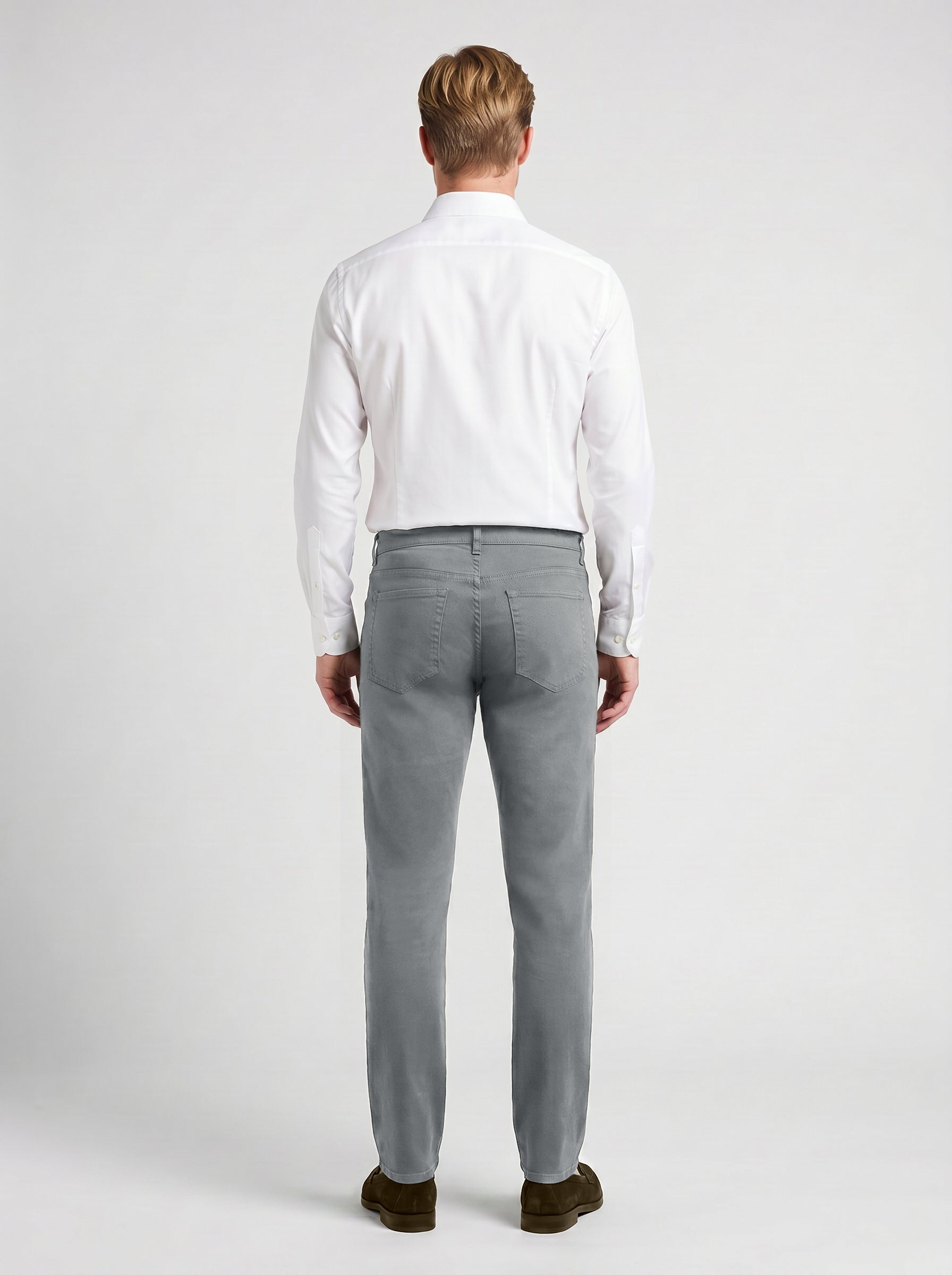 5 Pocket Pant Lyocell Cotton Spandex - Grey Sky