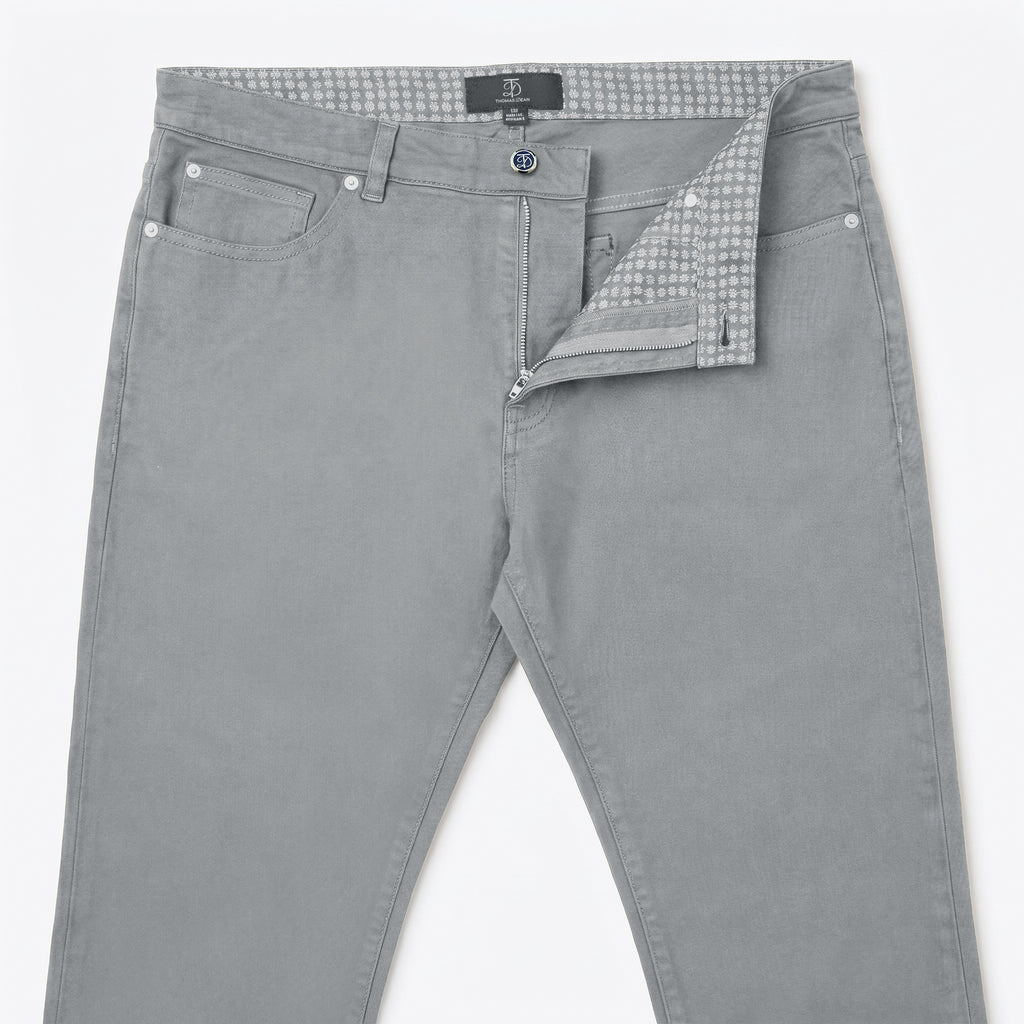 5 Pocket Pant Lyocell Cotton Spandex - Grey Sky
