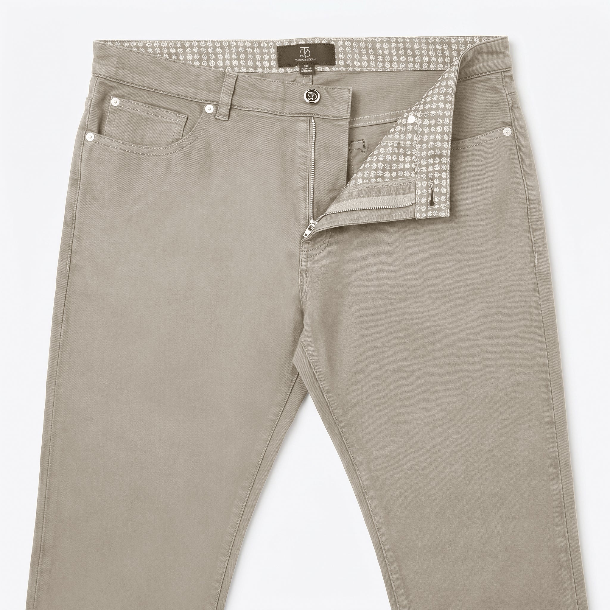 5 Pocket Pant Lyocell Cotton Spandex - Khaki