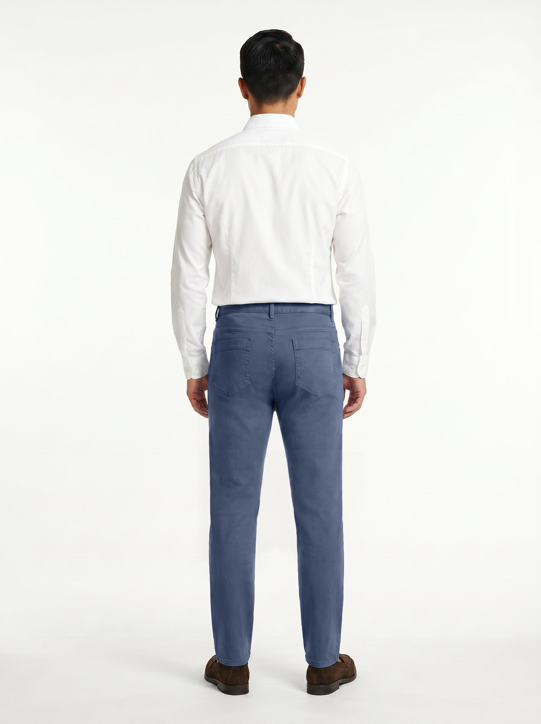 Hybrid Pant Lyocell Cotton Spandex - Blue Dust