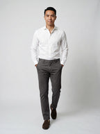 Hybrid Pant Lyocell Cotton Spandex - Medium Grey