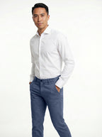 Hybrid Pant Lyocell Cotton Spandex - Blue Dust