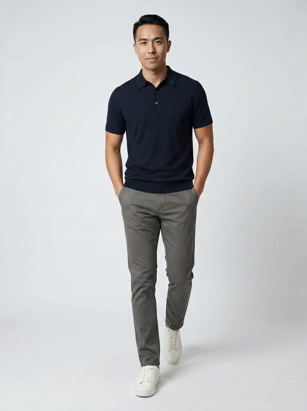 Hybrid Pant Lyocell Cotton Spandex - Medium Grey