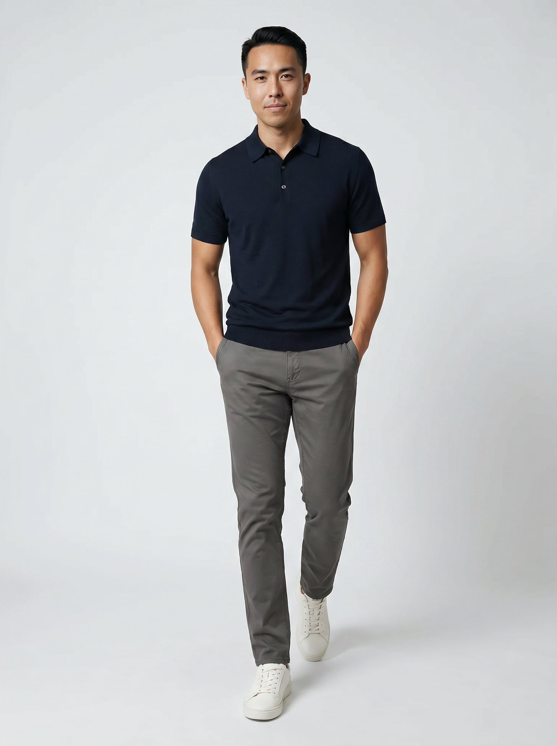 Hybrid Pant Lyocell Cotton Spandex - Medium Grey