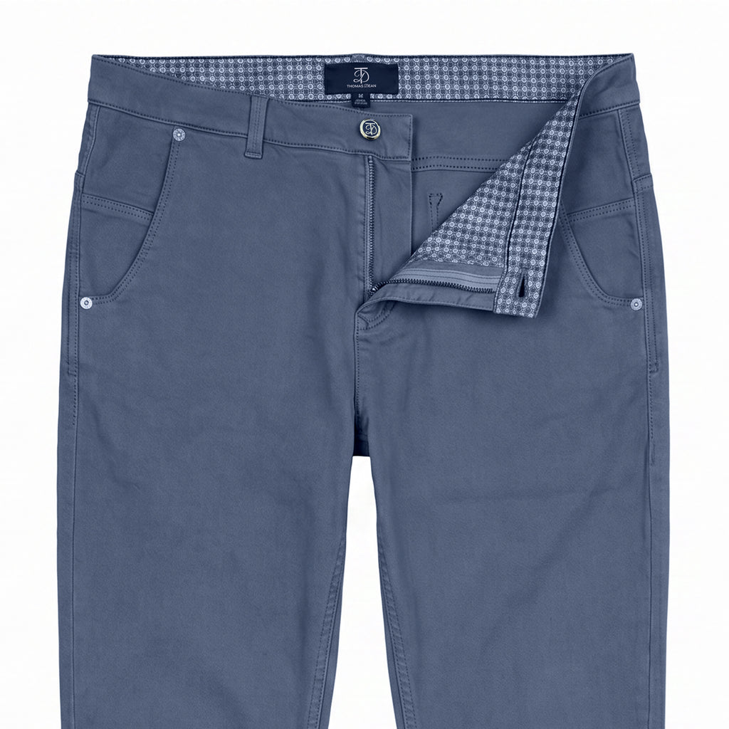 Hybrid Pant Lyocell Cotton Spandex - Blue Dust