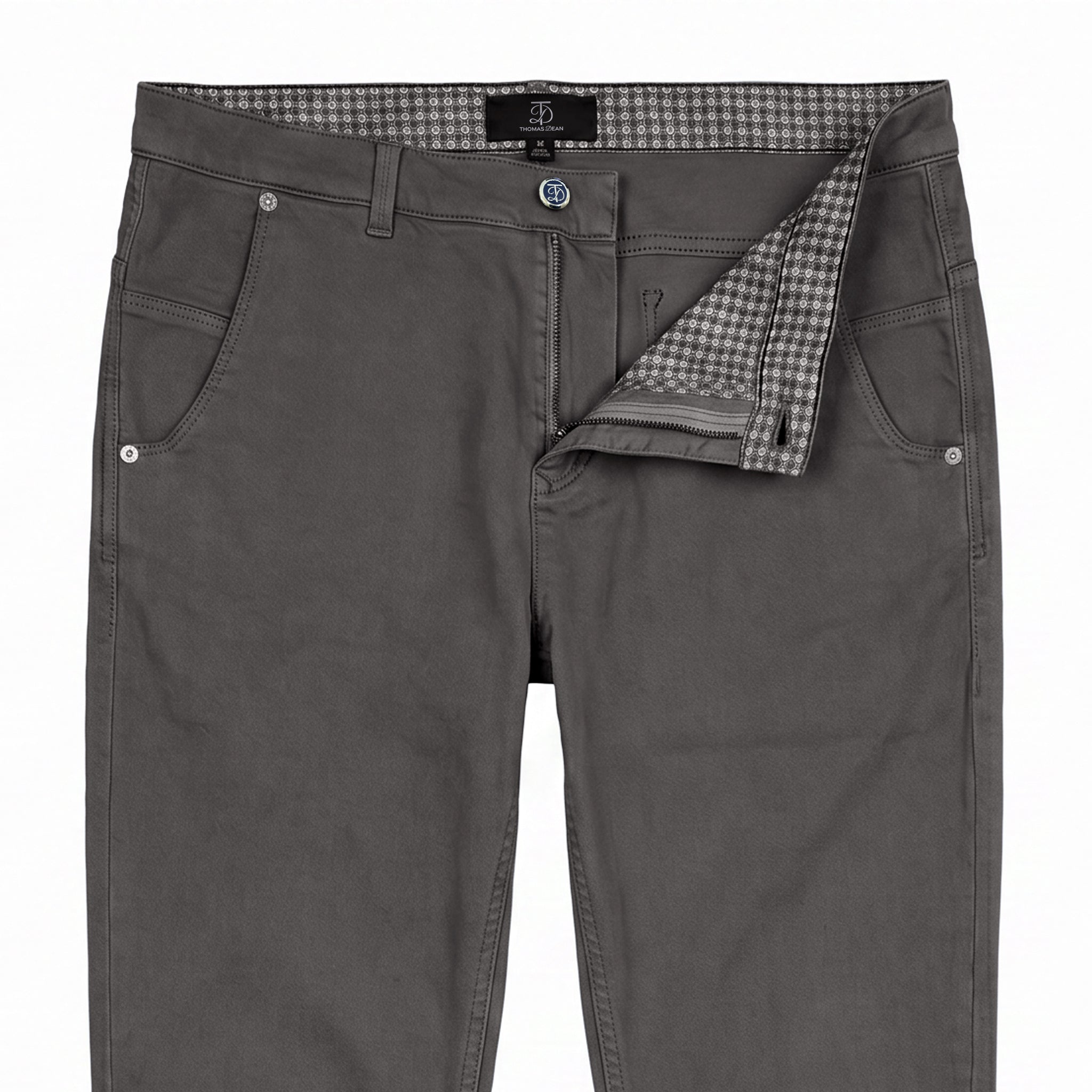 Hybrid Pant Lyocell Cotton Spandex - Medium Grey