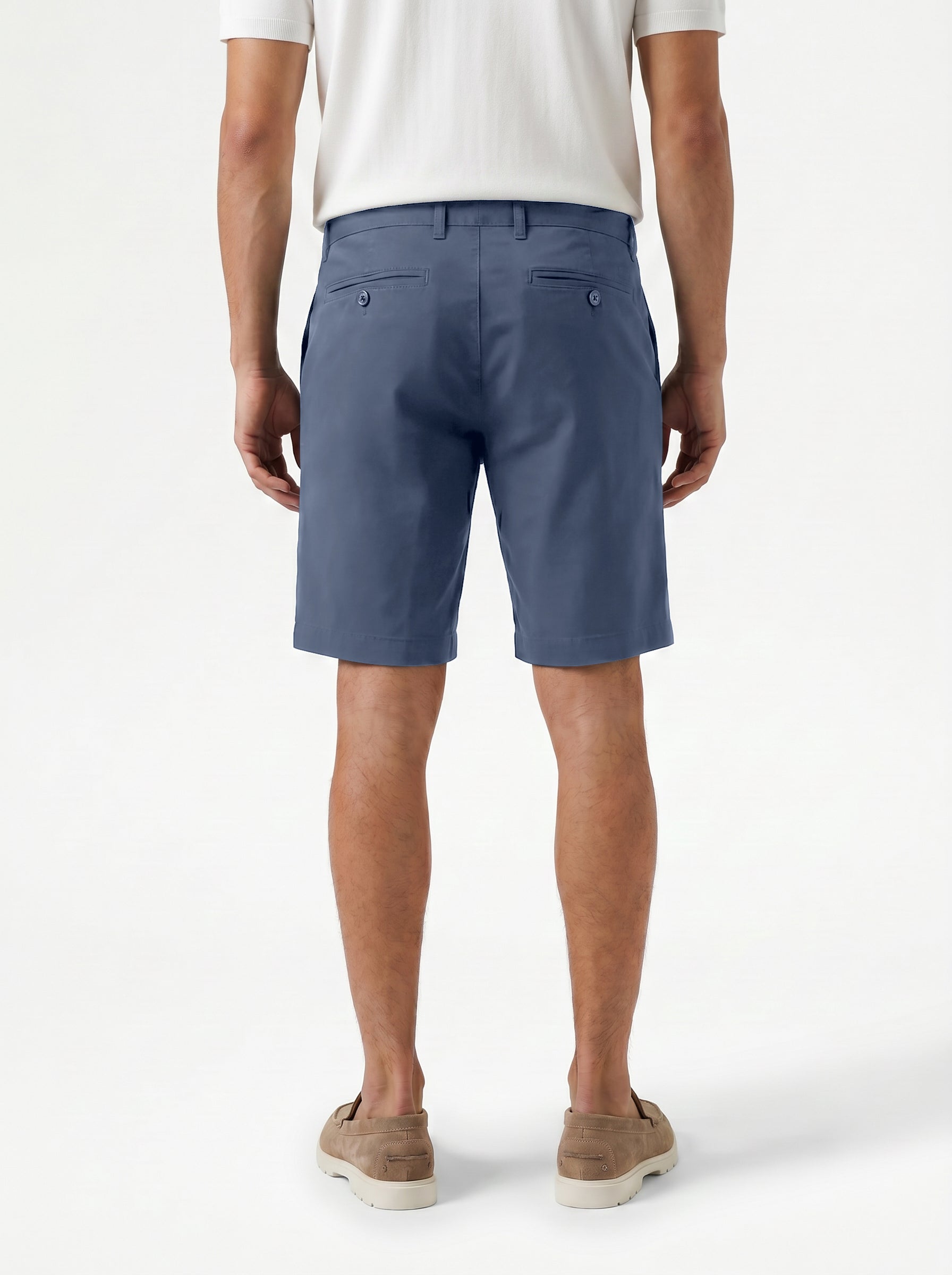 Forte Short Lyocell/Cotton/Spandex Blue Dust