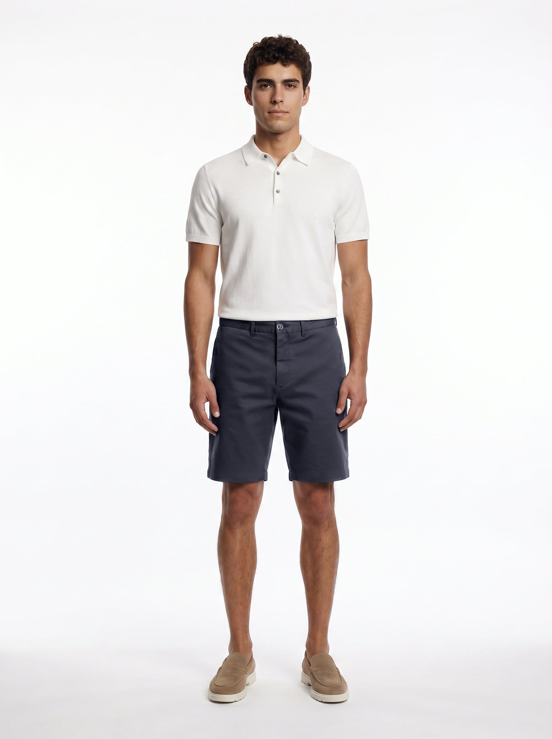 Forte Short Lyocell/Cotton/Spandex American Navy