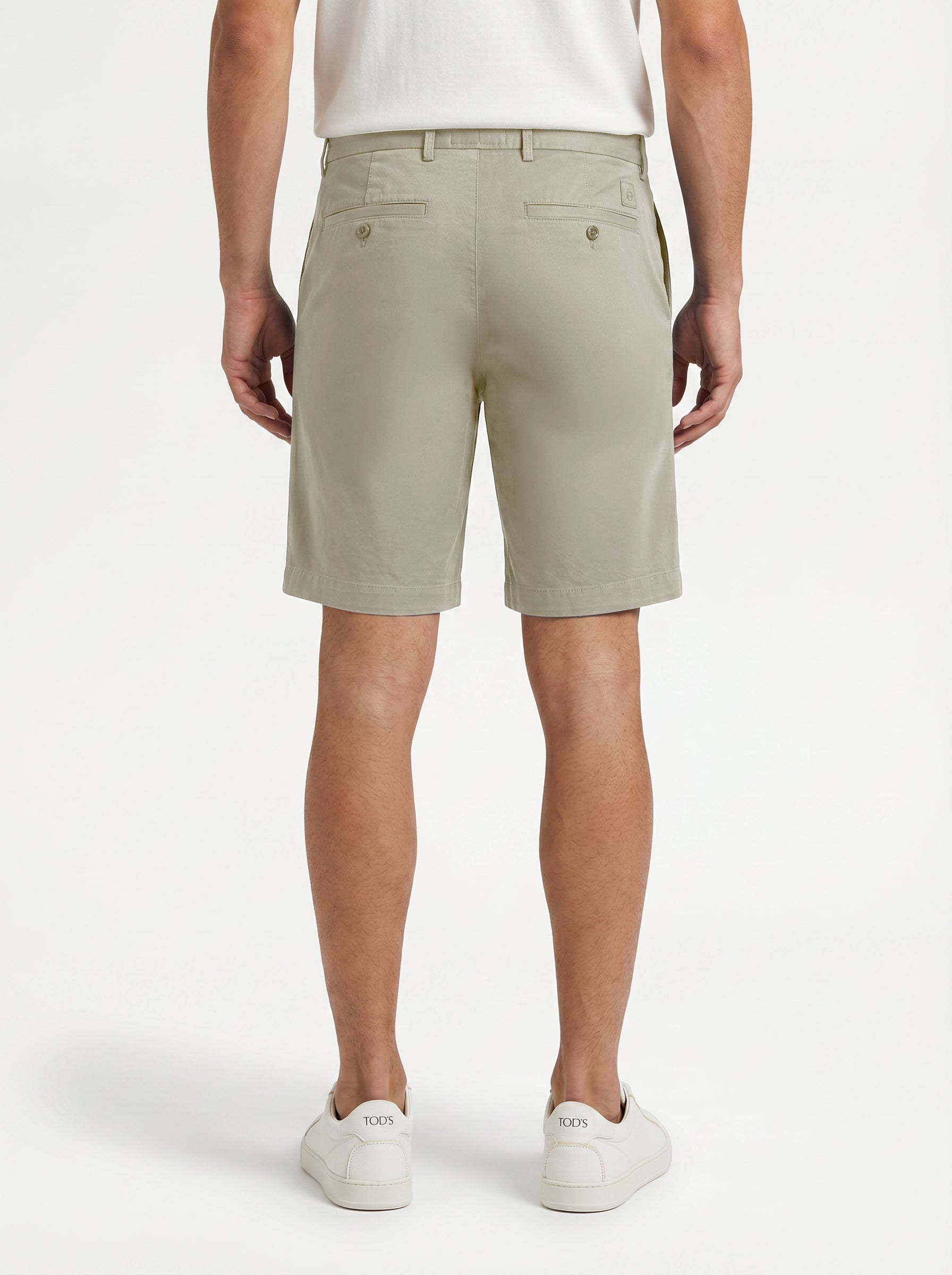 Forte Short Cotton/Linen/Spandex Khaki