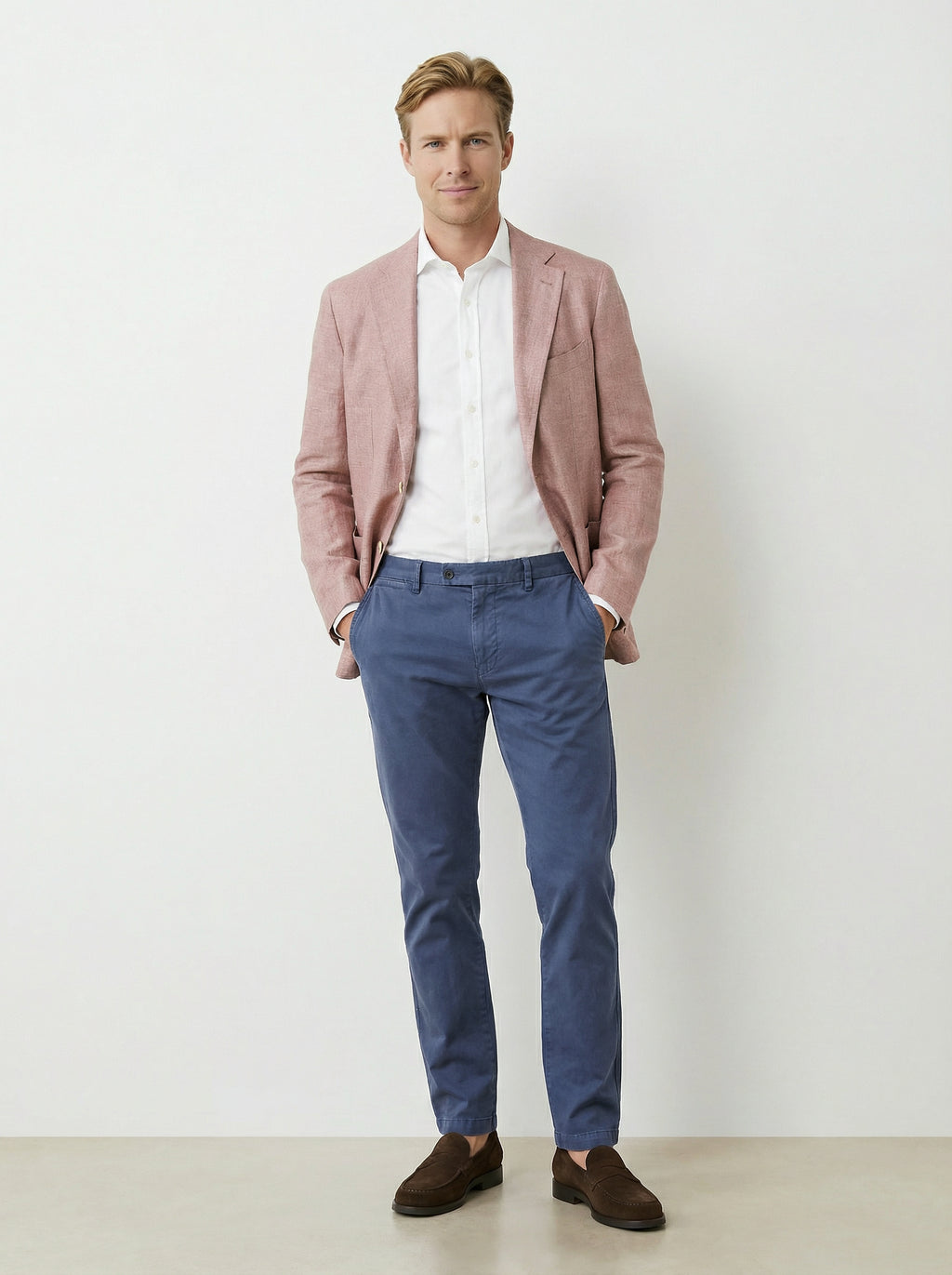 Modern Chino Pant Lyocell Cotton Spandex - Sand Beach