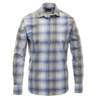 Purple Check Performance Sport Shirt - Thomas Dean & Co