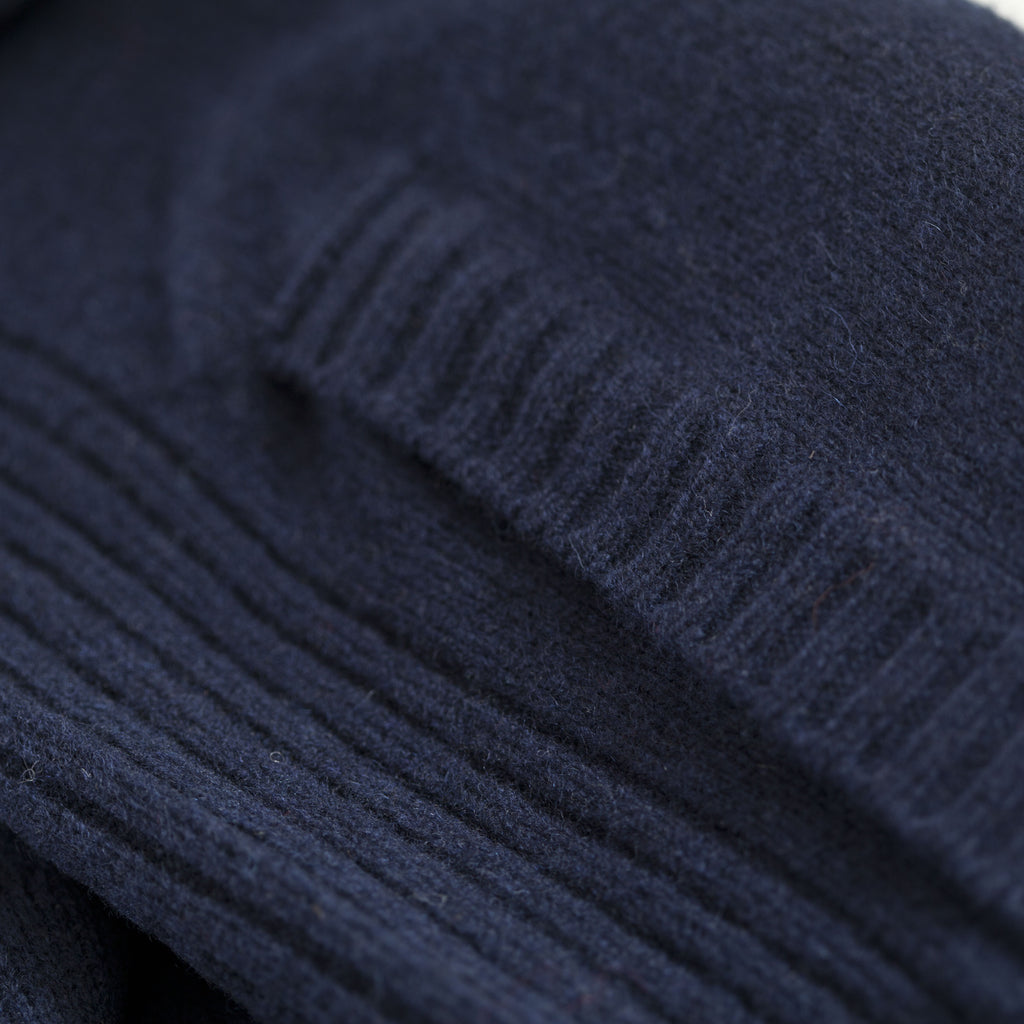 Navy Button Up Cardigan - Thomas Dean & Co