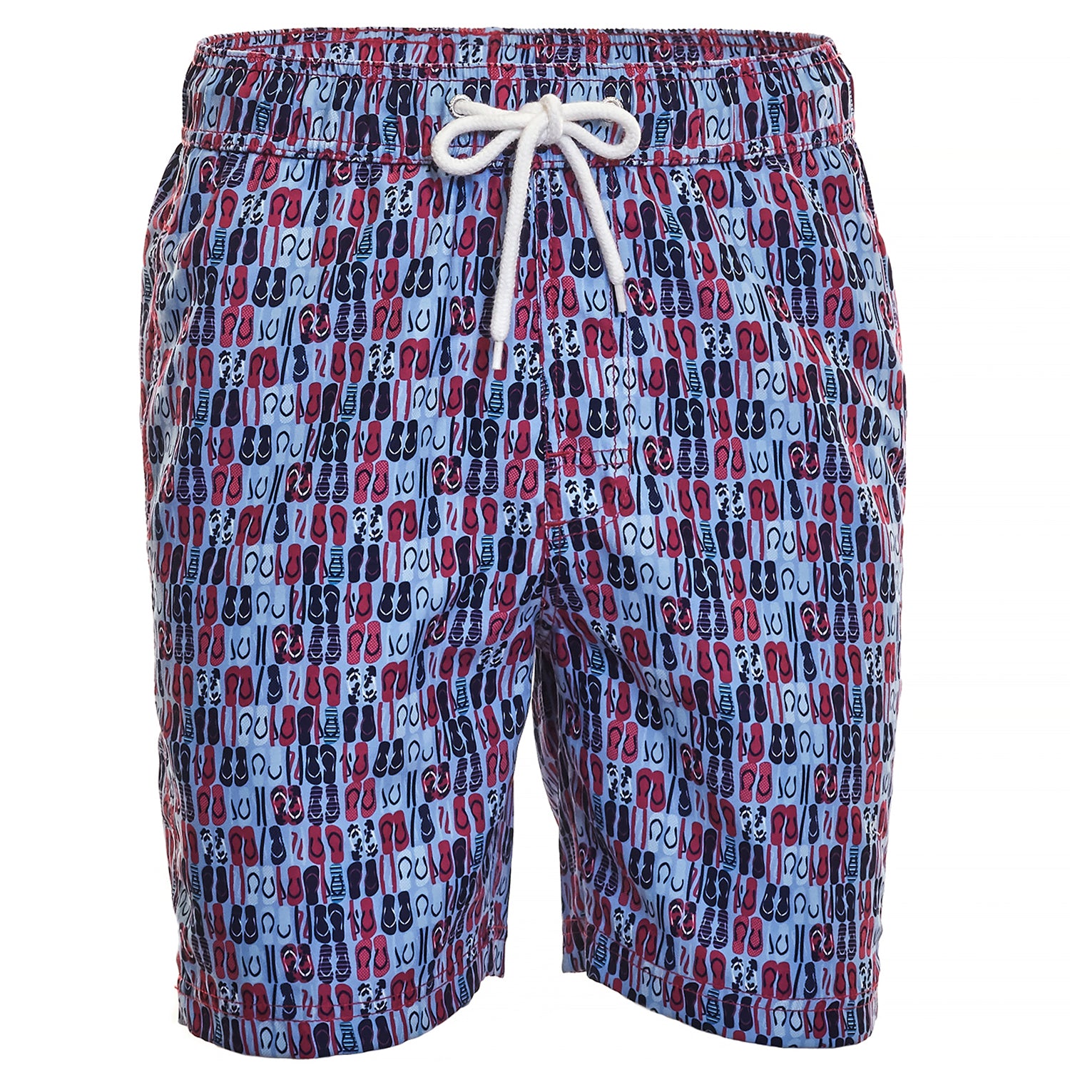 Blue Sandal Print Board Short - Thomas Dean & Co